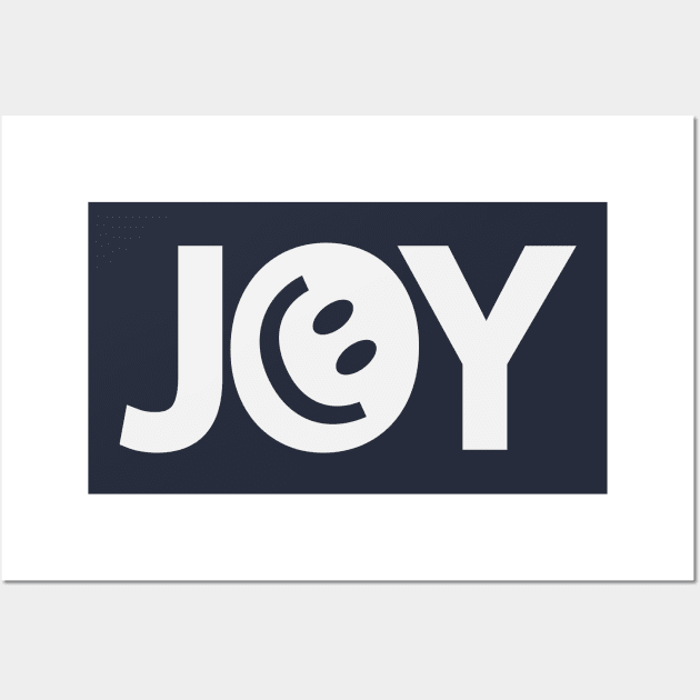 Joy feeling joy typography design Wall Art by DinaShalash